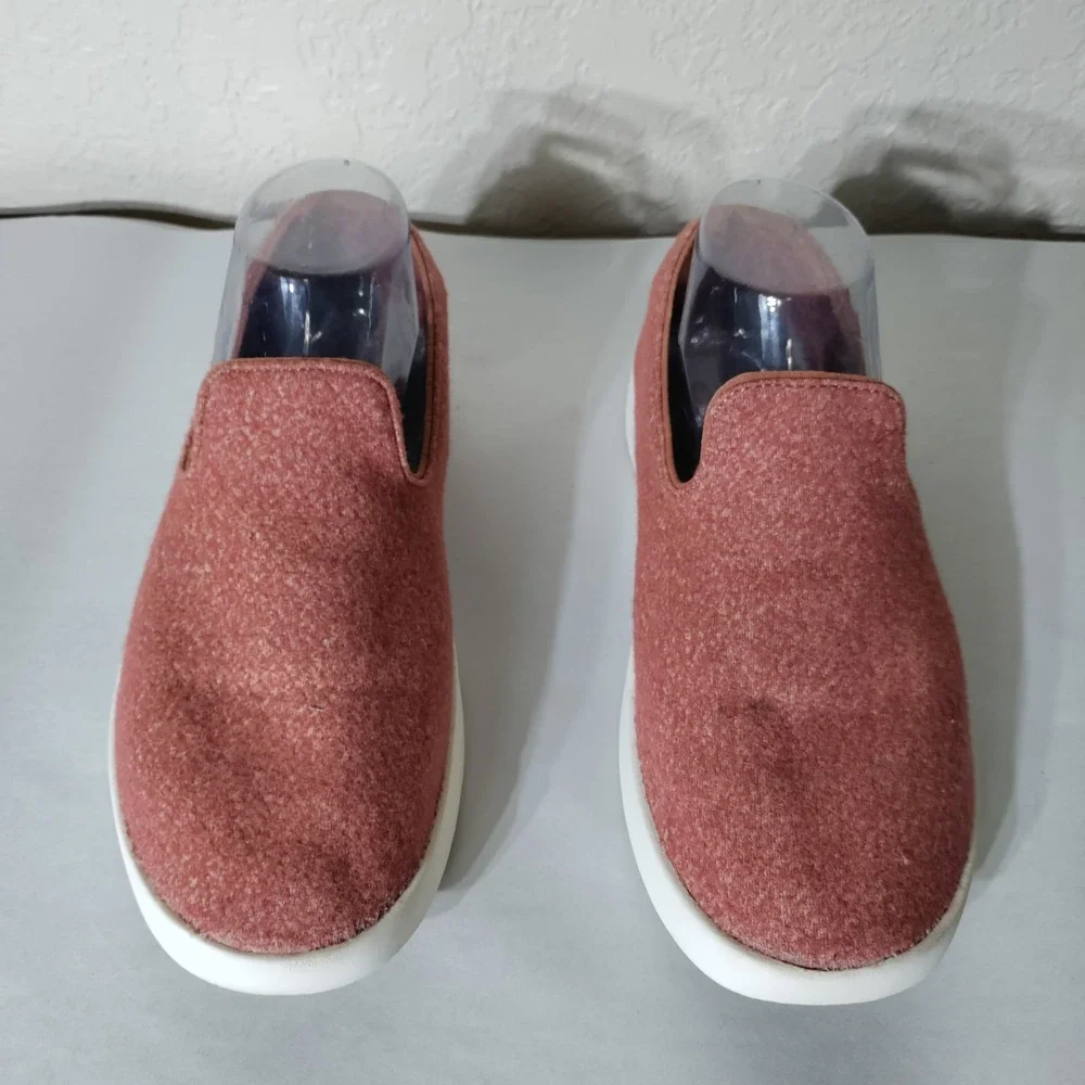 Allbirds Wool Loungers Terracotta Heathered Slip On Sneakers Womens 9